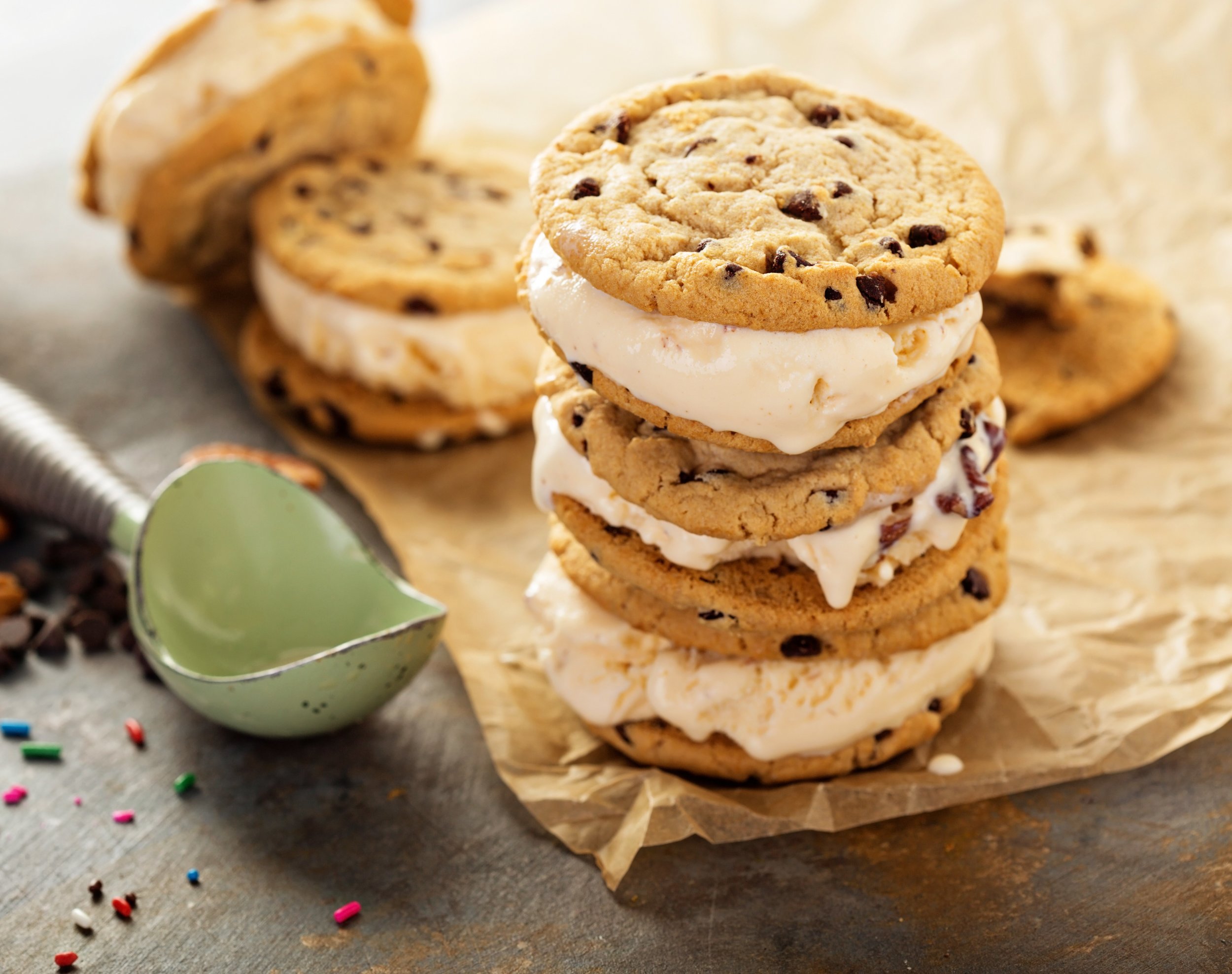 Cookie Butter Ice Cream Sandwich
