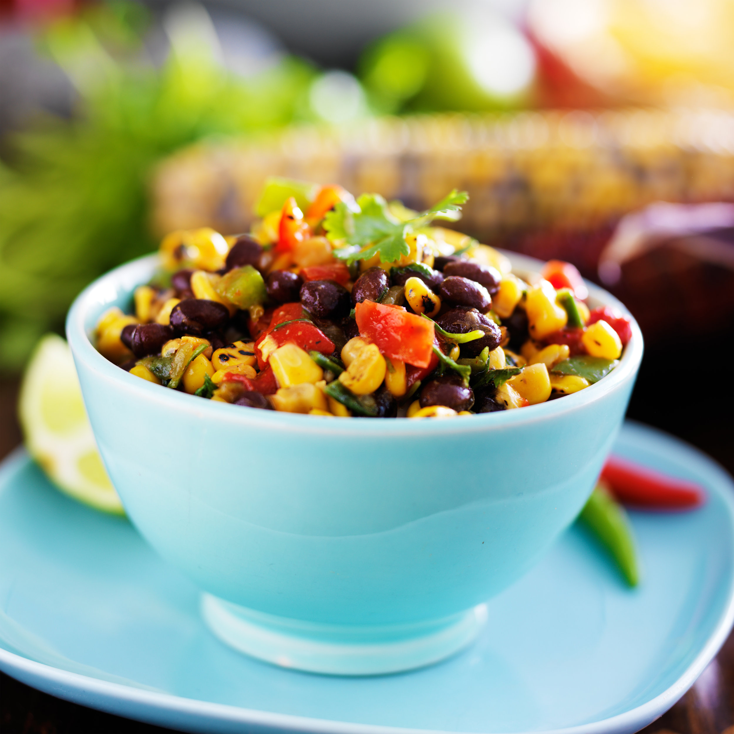 Simply Grilled Corn Salsa
