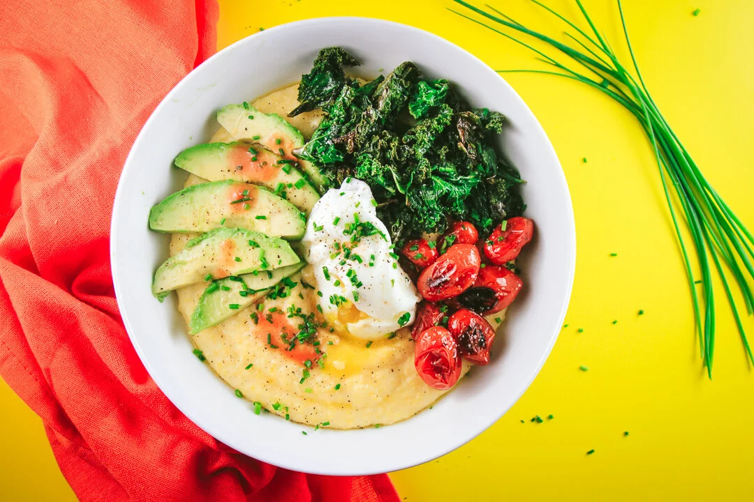 Hearty Egg and Blistered Green Bowl