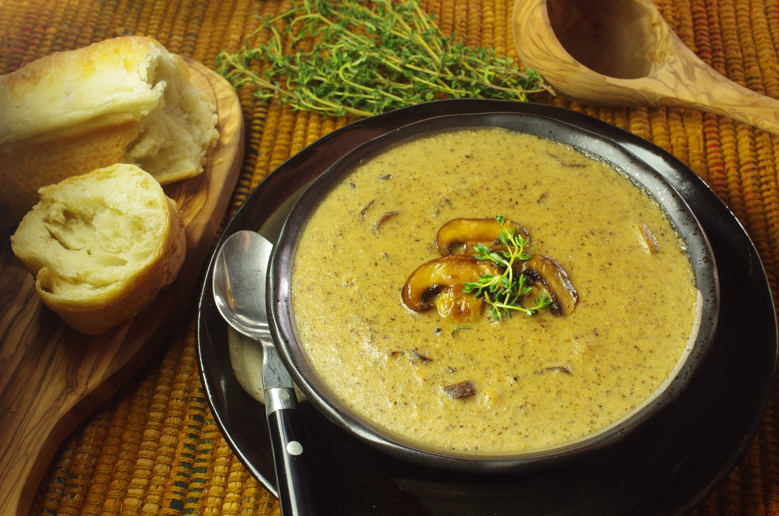 Roasted Mushroom Bisque