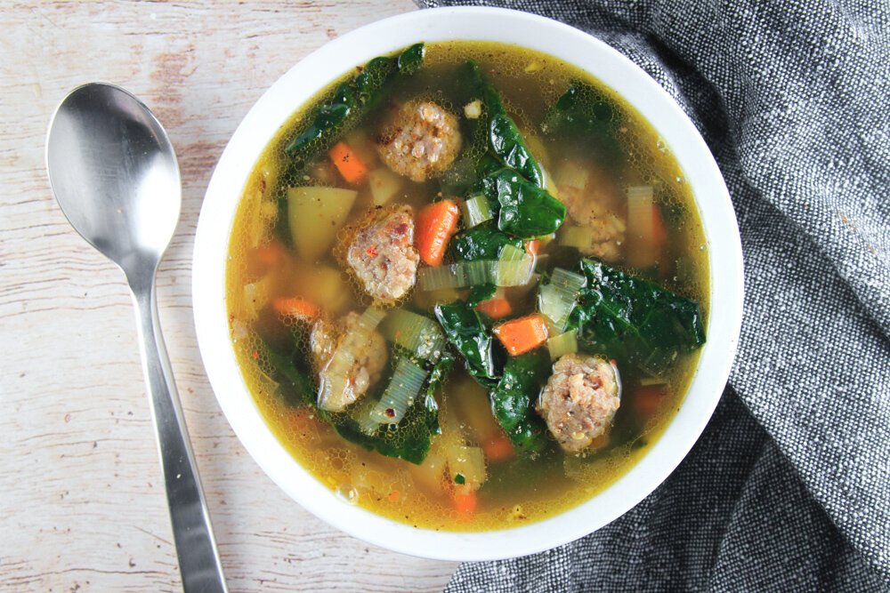 Hearty Sausage-Kale Soup
