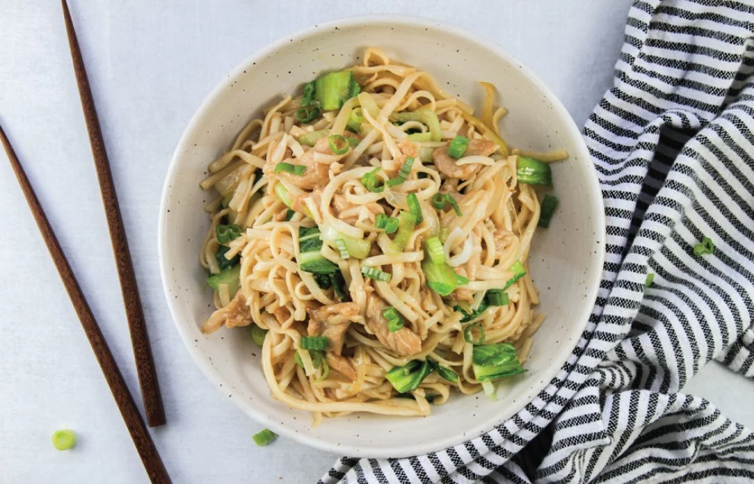 Pan Fried Pork Noodles