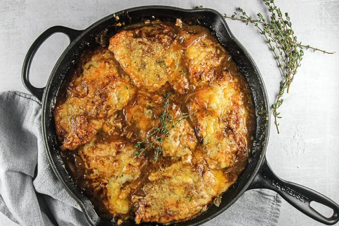 French Onion Chicken Skillet Dinner