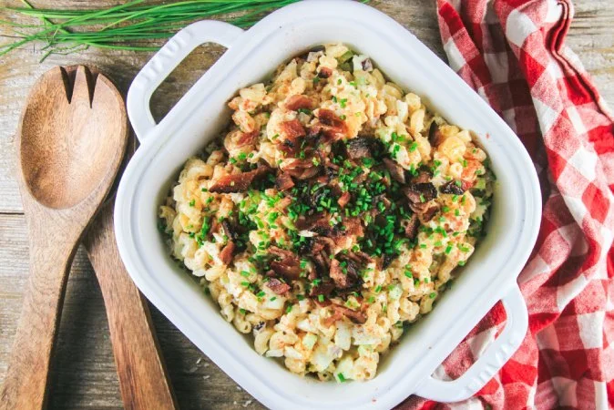 Deviled Egg Pasta Salad