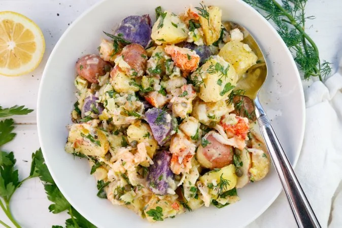 Lobster Potato Salad with Fresh Herbs