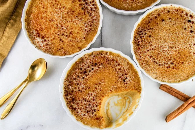 Pumpkin Spice Crème Brûlée