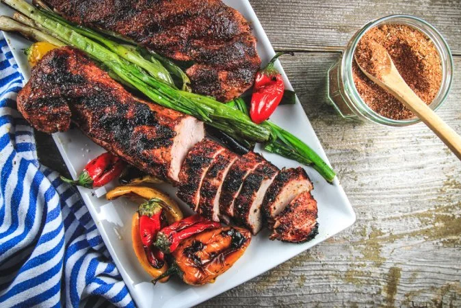 Our Flavorful Dry Rub on Grilled Pork Tenderloin