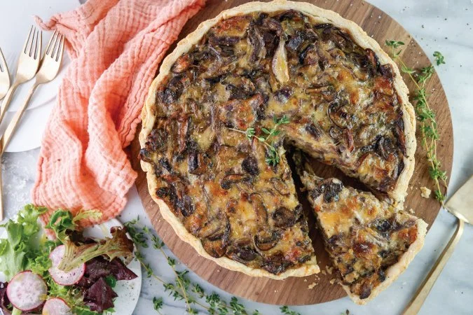 Mushroom, Gruyère &amp; Thyme Tart