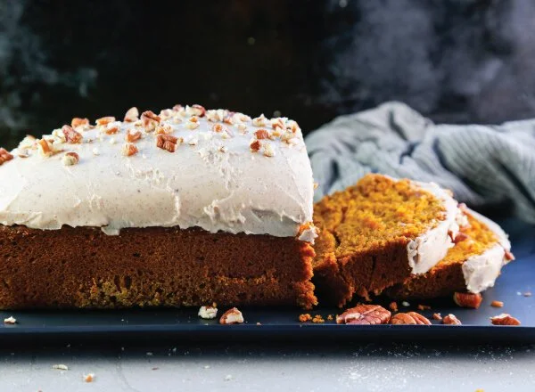Pumpkin Bread with Brown Butter Frosting