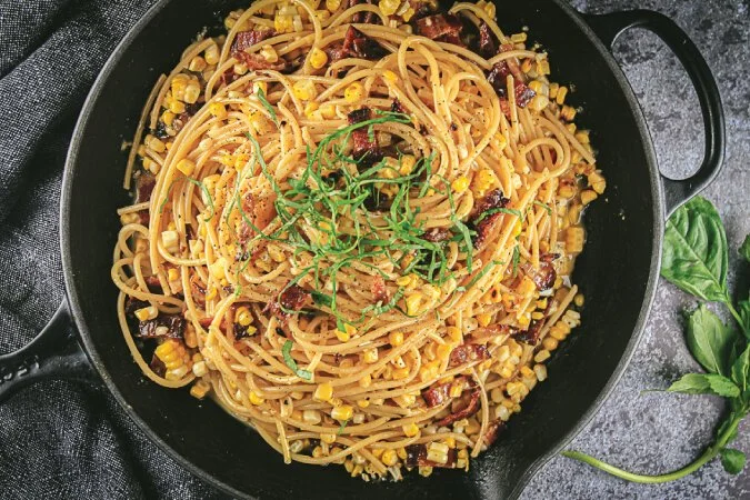 Sweet Corn Carbonara