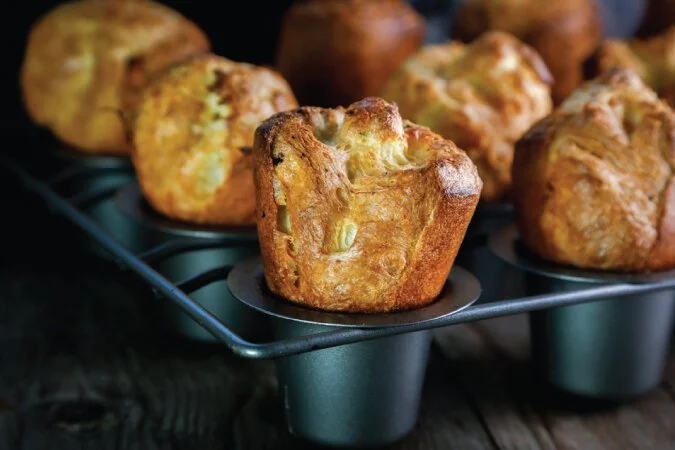 Manchego and Thyme Popovers