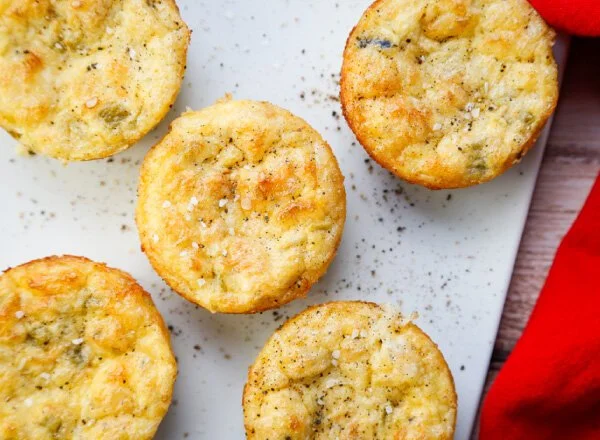 Green Chile &amp; Cheese Egg Bake Bites