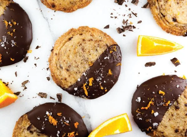 Chocolate Orange Holiday Cookies