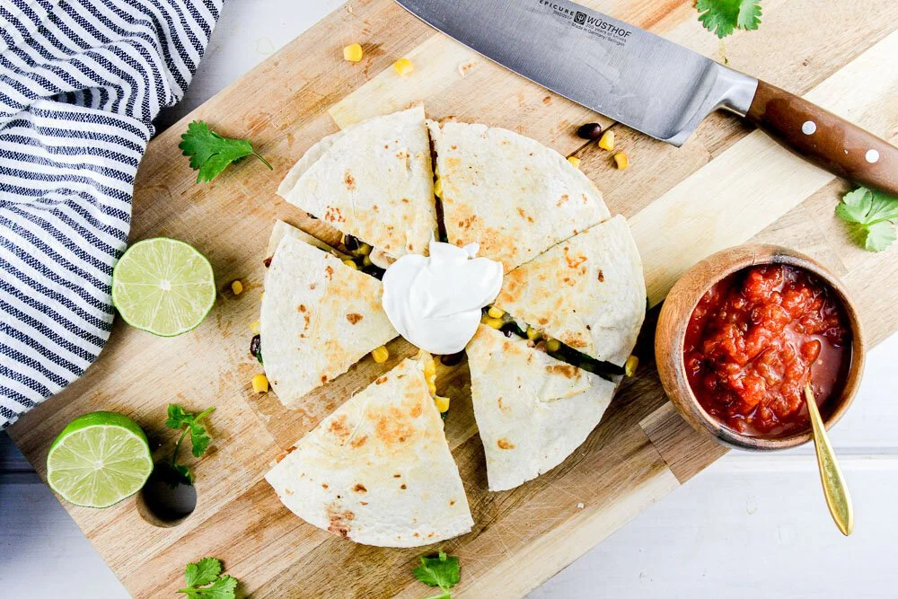 Loaded Chicken Quesadillas