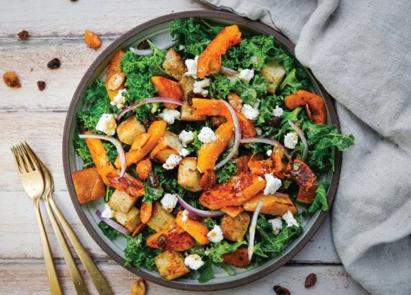 Fall Panzanella with Butternut Squash