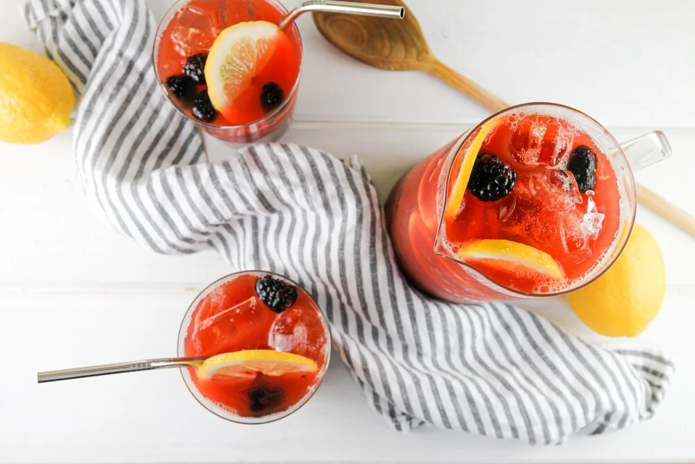 Blackberry &amp; Lemon Iced Tea 