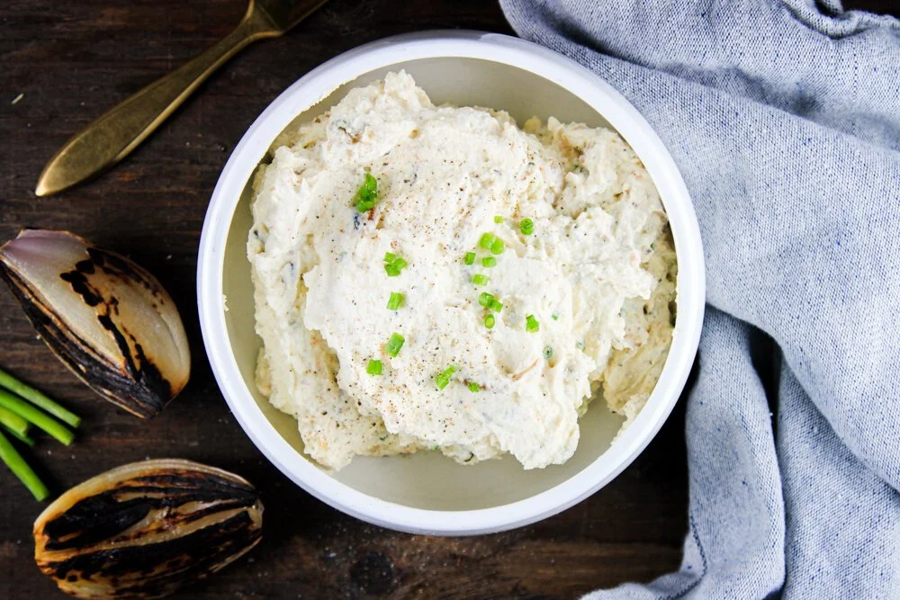Charred Shallot and Za’atar Cream Cheese