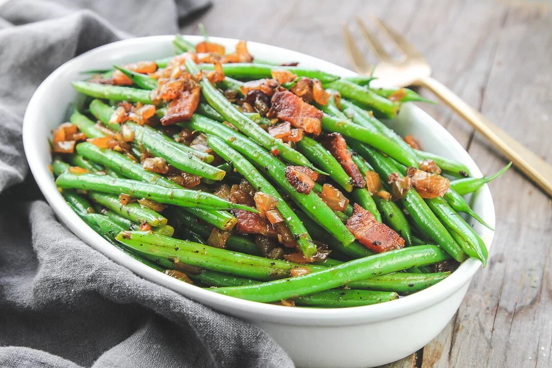 Bourbon &amp; Bacon Green Beans