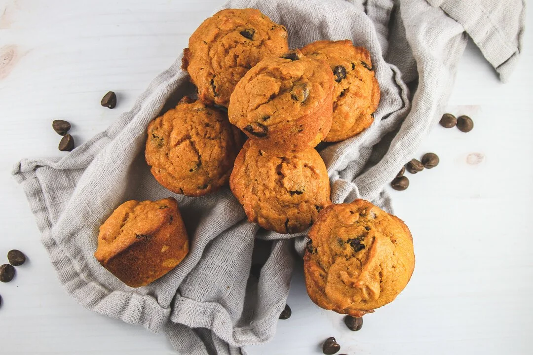 Pumpkin Chocolate Chip Muffins