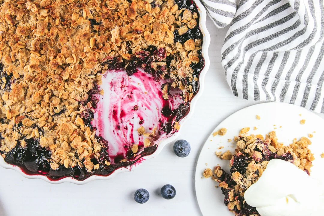 Blue Ribbon Blueberry Crisp