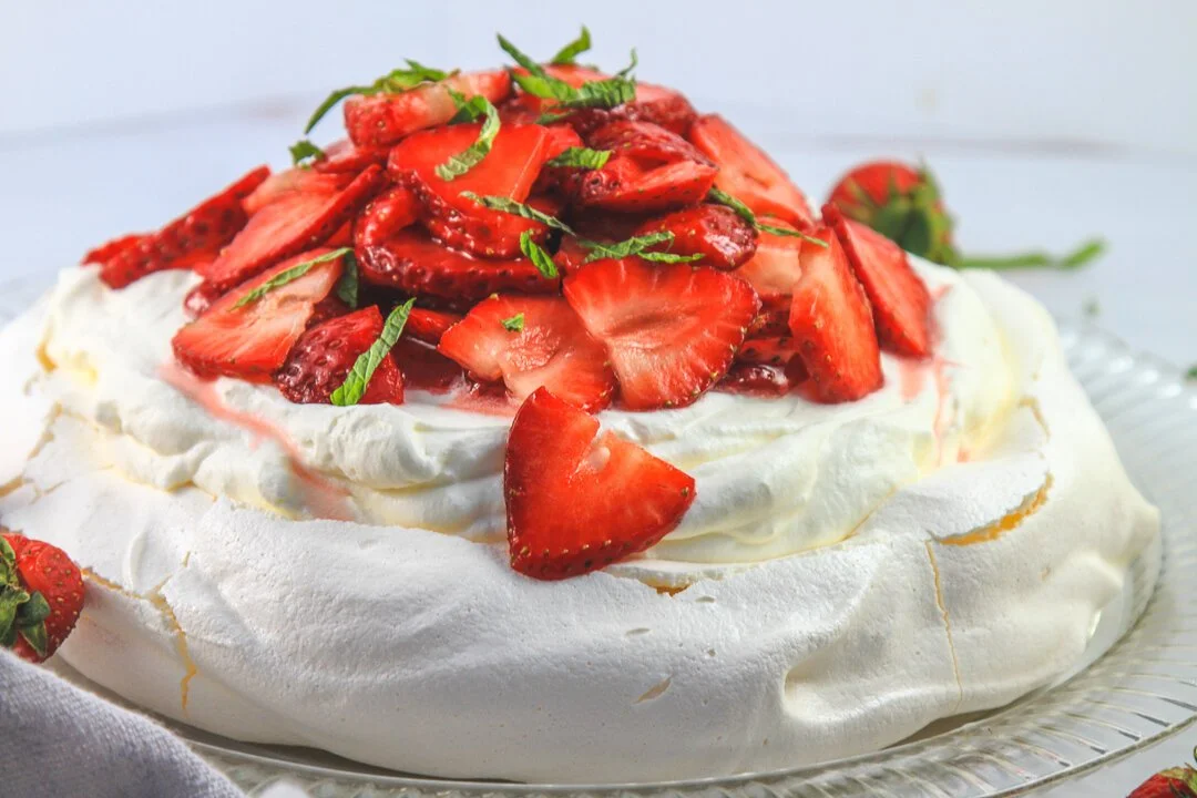 Strawberry Pavlova