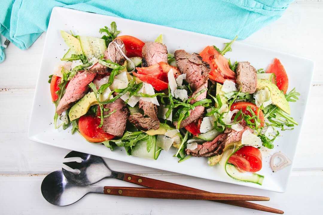 Flank Steak Summer Salad