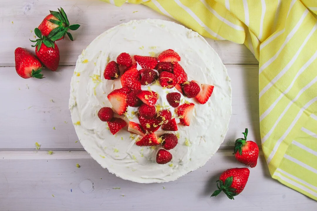 No Bake Lemon Cheesecake