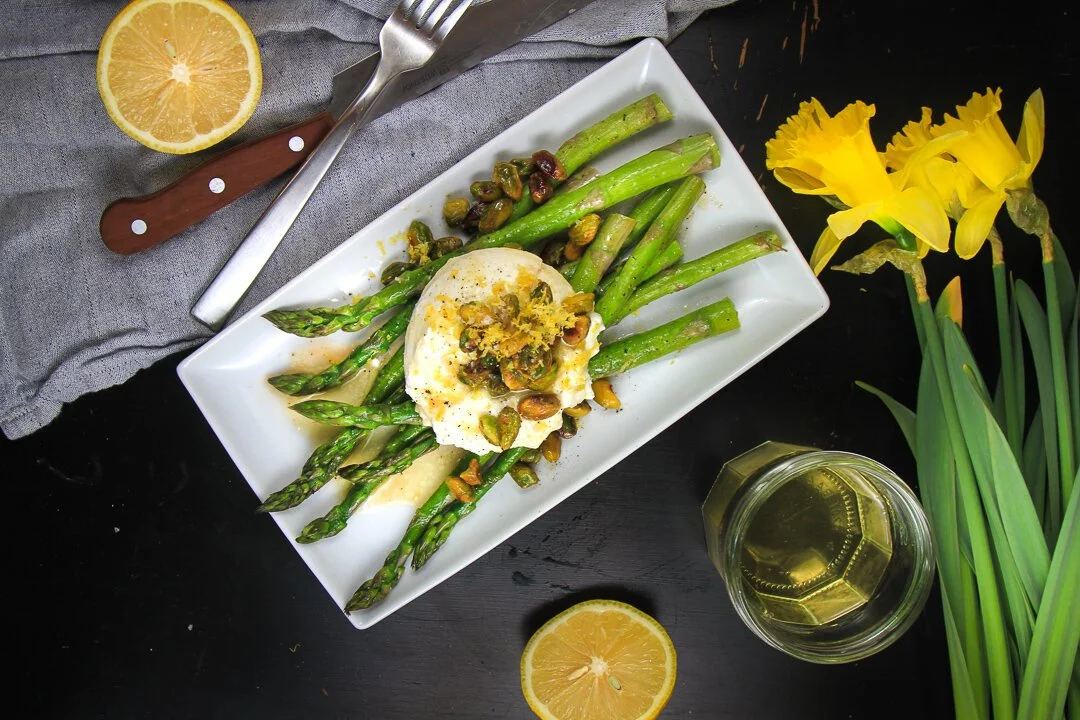 March 28, 2019 - Asparagus Burrata