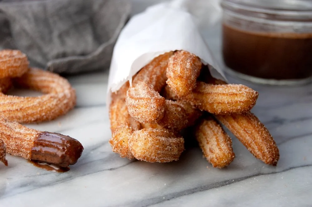 Homemade Churros w/ Chocolate Dipping Sauce