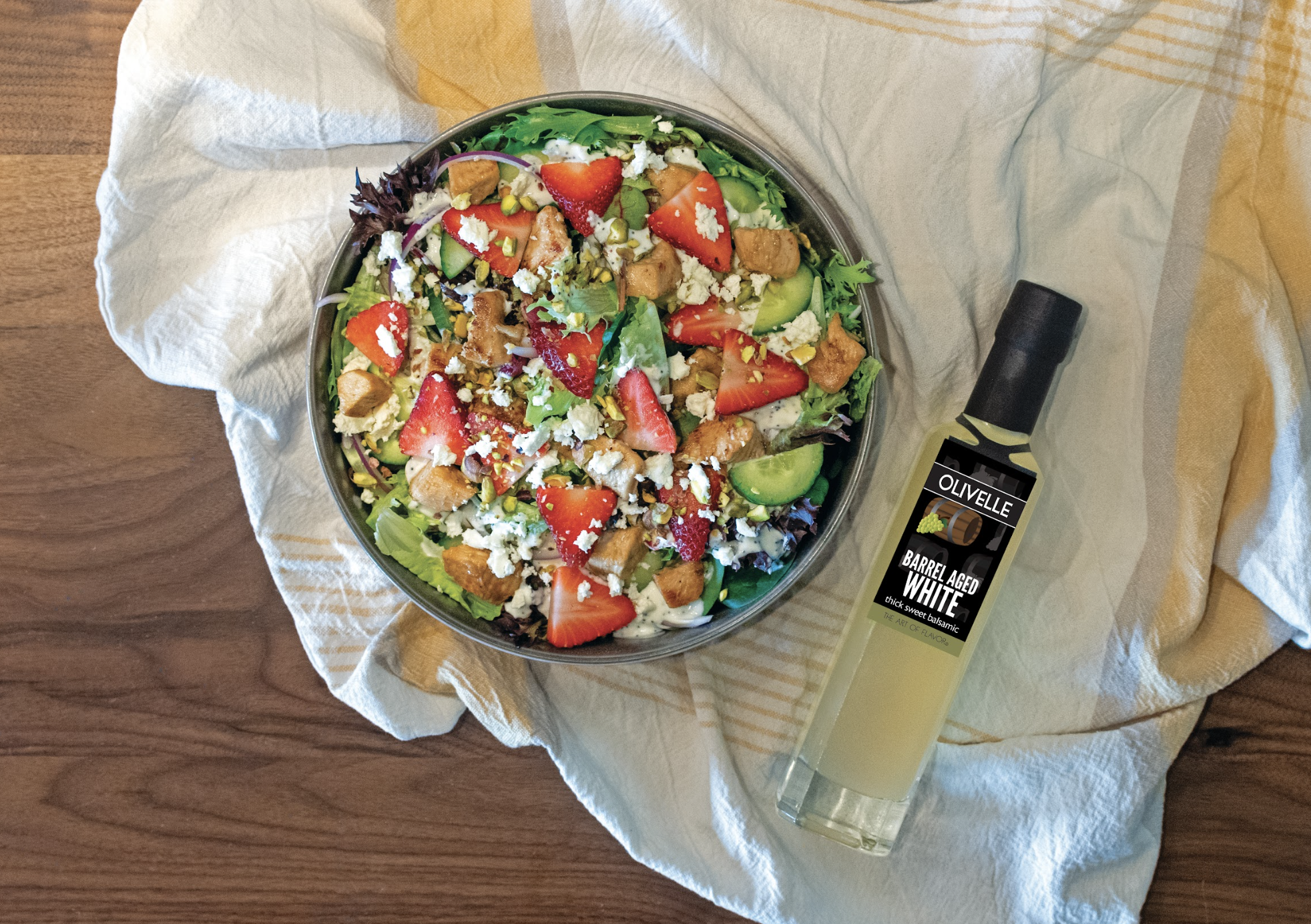 Everyday Salad with Lemon Poppyseed Dressing