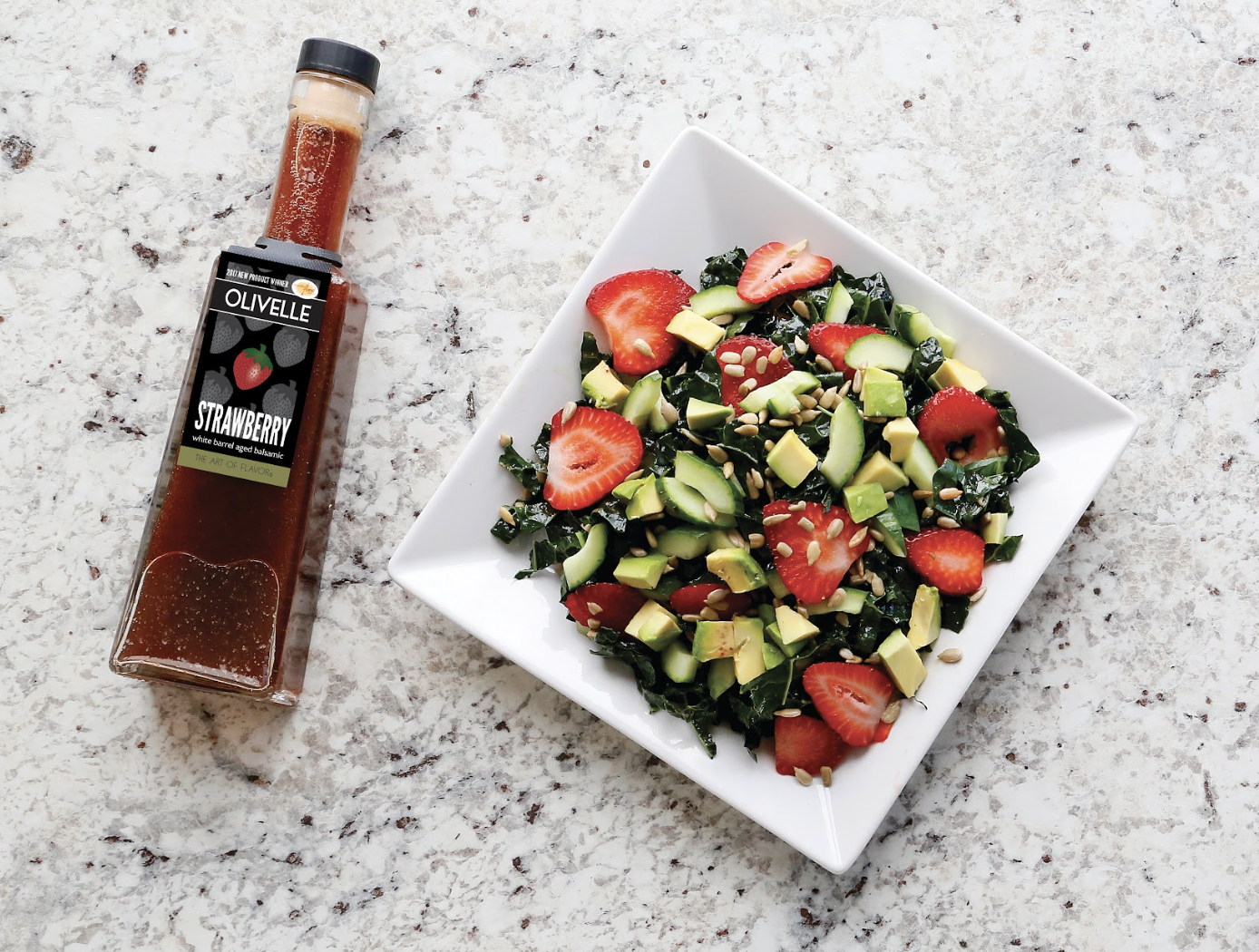 Strawberry Kale Salad
