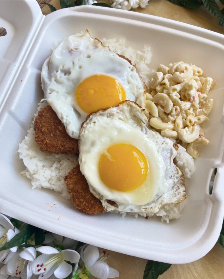 Spam Katsu Loco 🤙🏽🍳 served with gravy  #AlohaEats