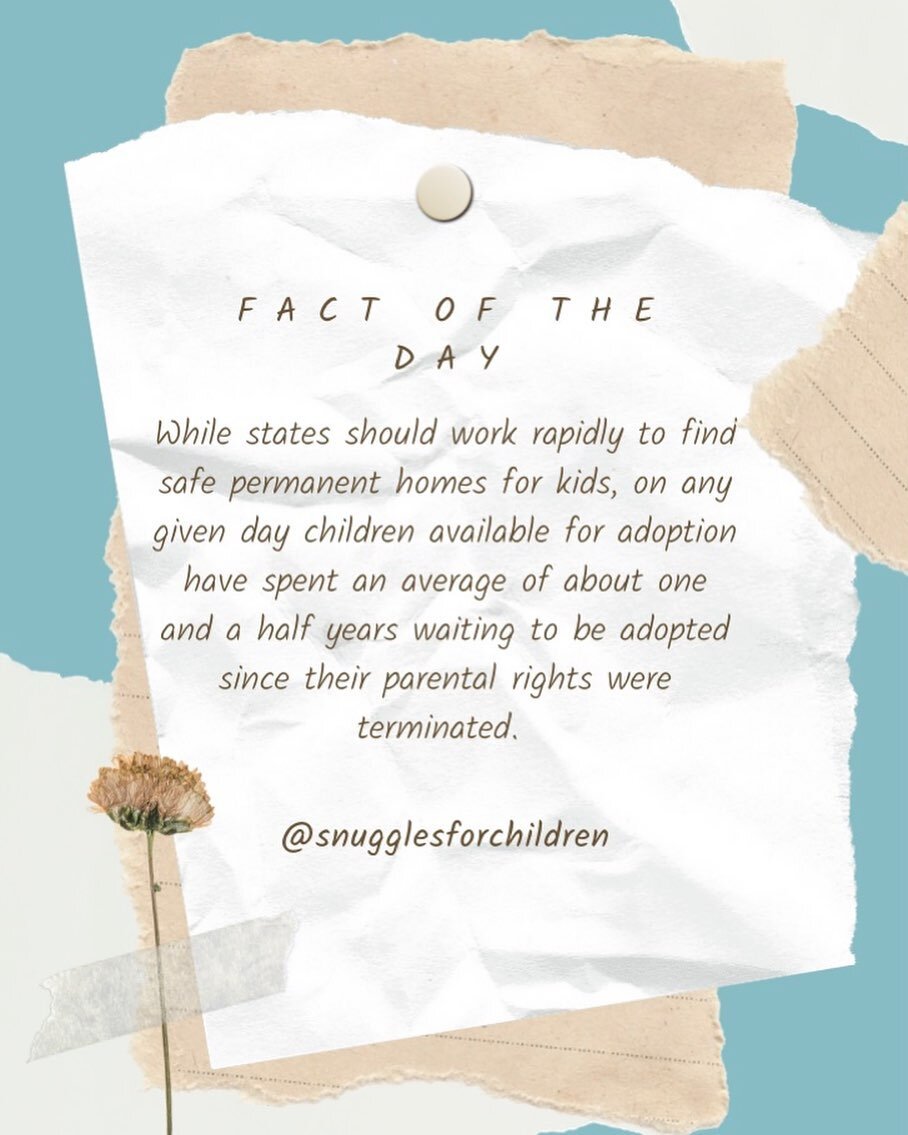 Here&rsquo;s a little fact of the day about the foster care system.