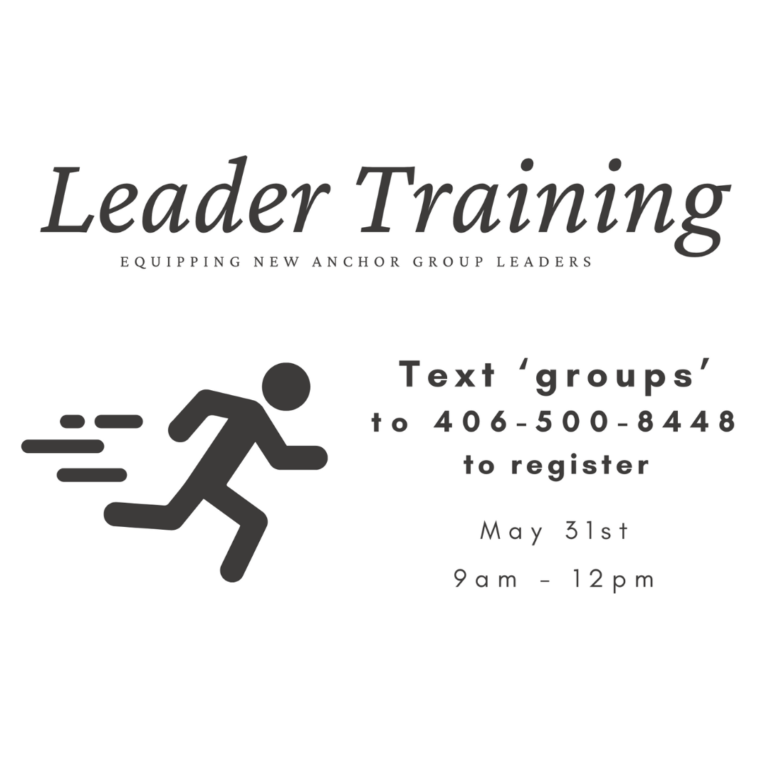 Anchor Group Leader Training