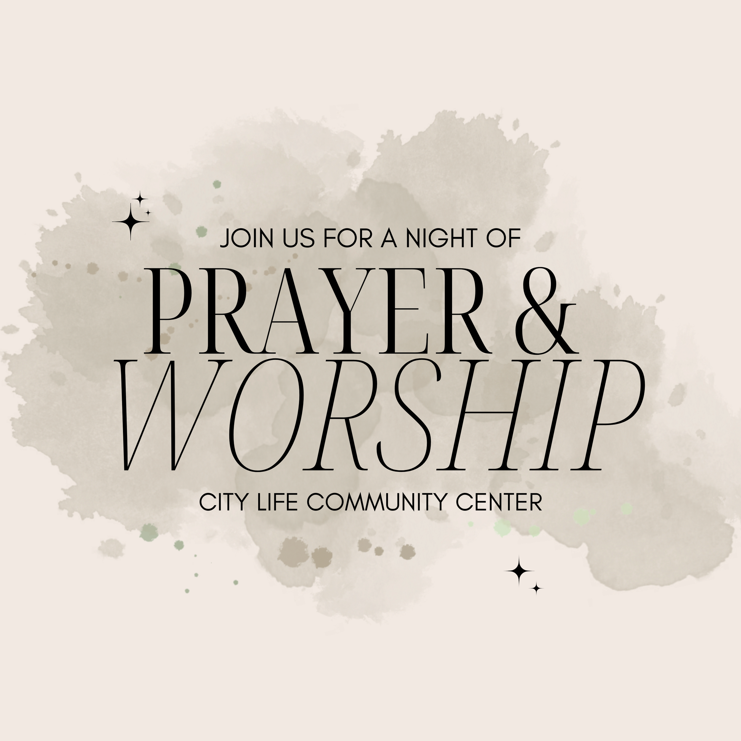 Prayer and Worship Night 