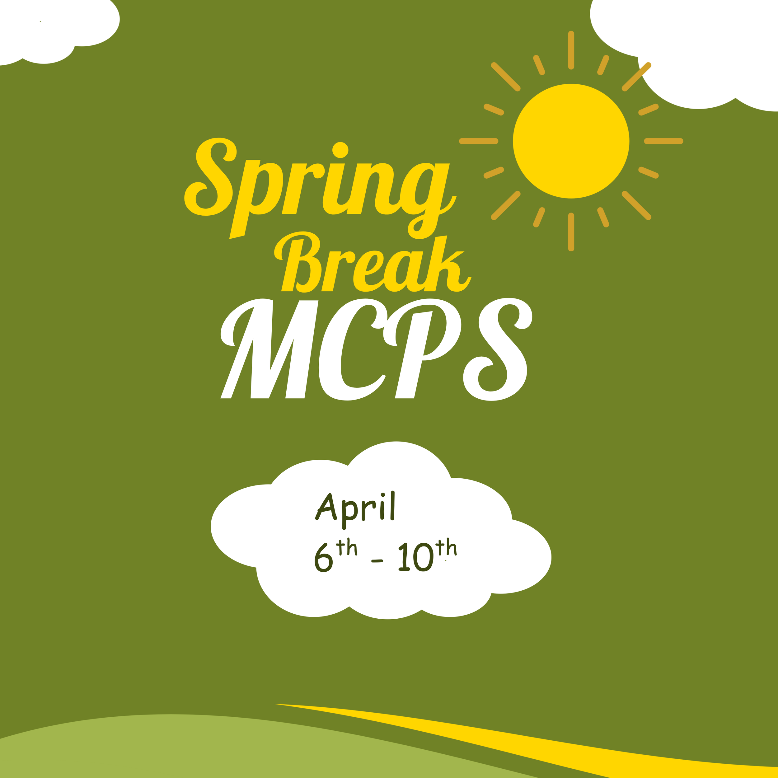 MCPS Spring Break