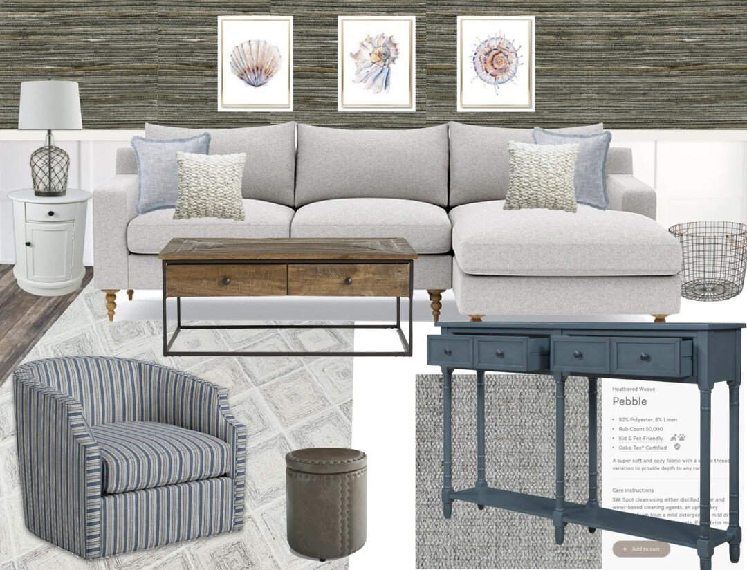 2021 Favorite Mood Board Tuesday

Jeanie picked this mood board as her favorite for the year. 

She loves that it's not one thing, blending a few different styles and needs. Jeanie describes the vibe as coastal, comfortable, family friendly, and femi