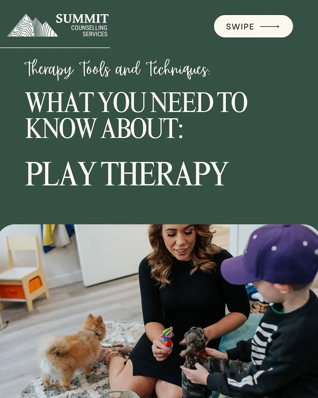🏔️ At Summit Counselling Services, play isn&rsquo;t just fun &mdash; it&rsquo;s therapeutic! 

Our trained therapists use play-based approaches to support emotional expression, self-awareness, and healing in a safe, creative space. Whether you&rsquo