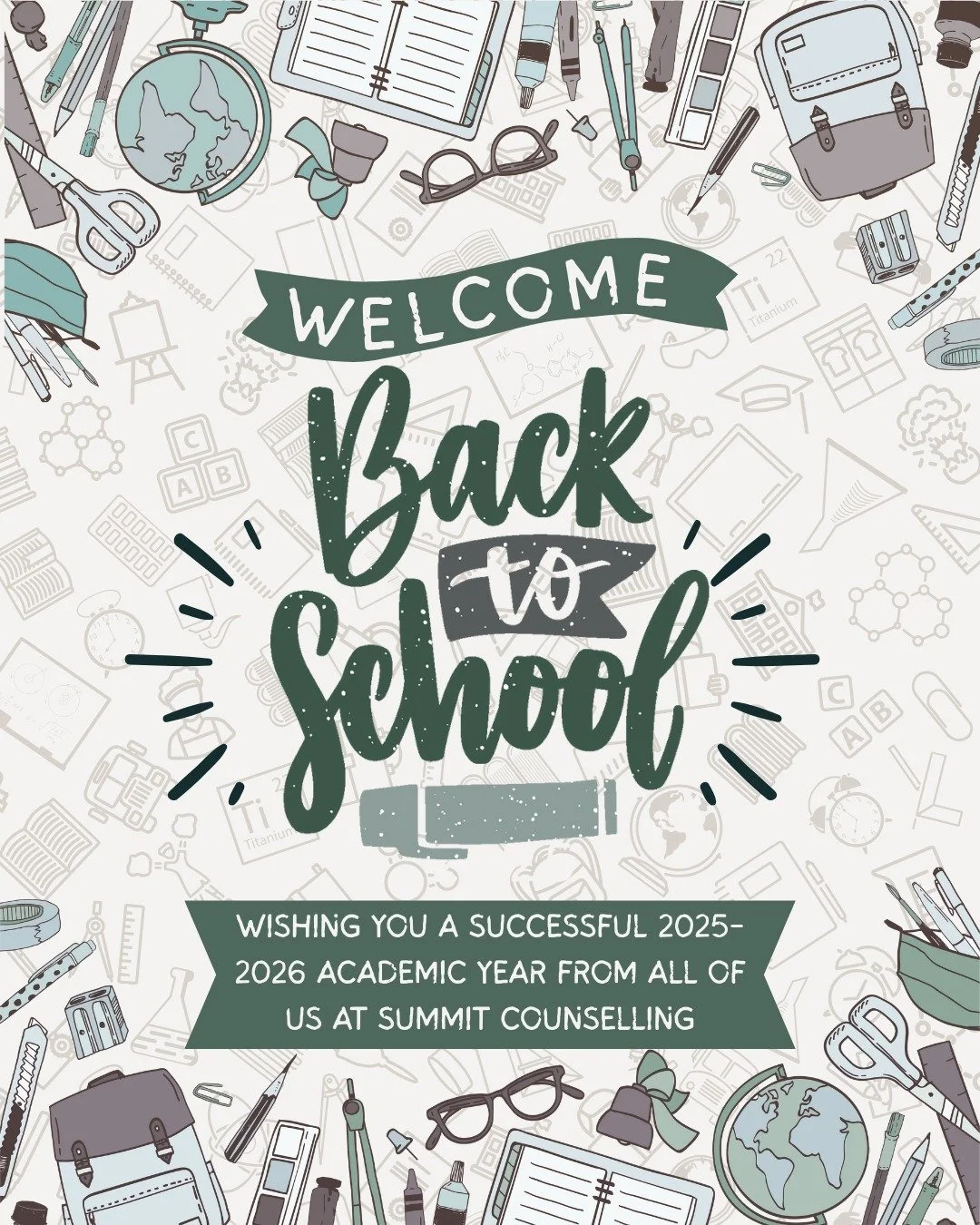 📚 Happy First Day of School from The Summit Counselling Team!

📖 While this time of year brings exciting new opportunities, it can also come with added stress, pressure, and change&mdash;for students, parents, and educators alike.

✨ You don&rsquo;
