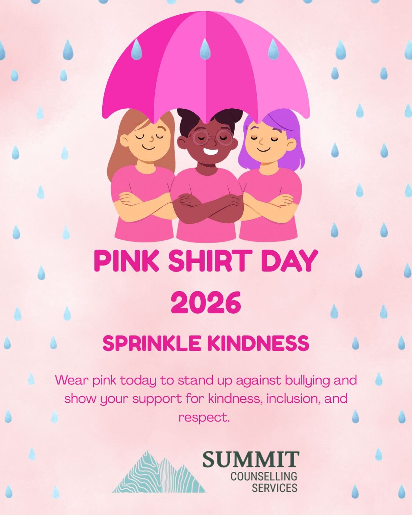 💕It&rsquo;s Pink Shirt Day!! 💕

✨ This Pink Shirt Day is all about Sprinkling Kindness. Wear pink today to stand up against bullying and remember that kindness grows when it is shared!

💕 Learn more about pink shirt day at https://www.pinkshirtday