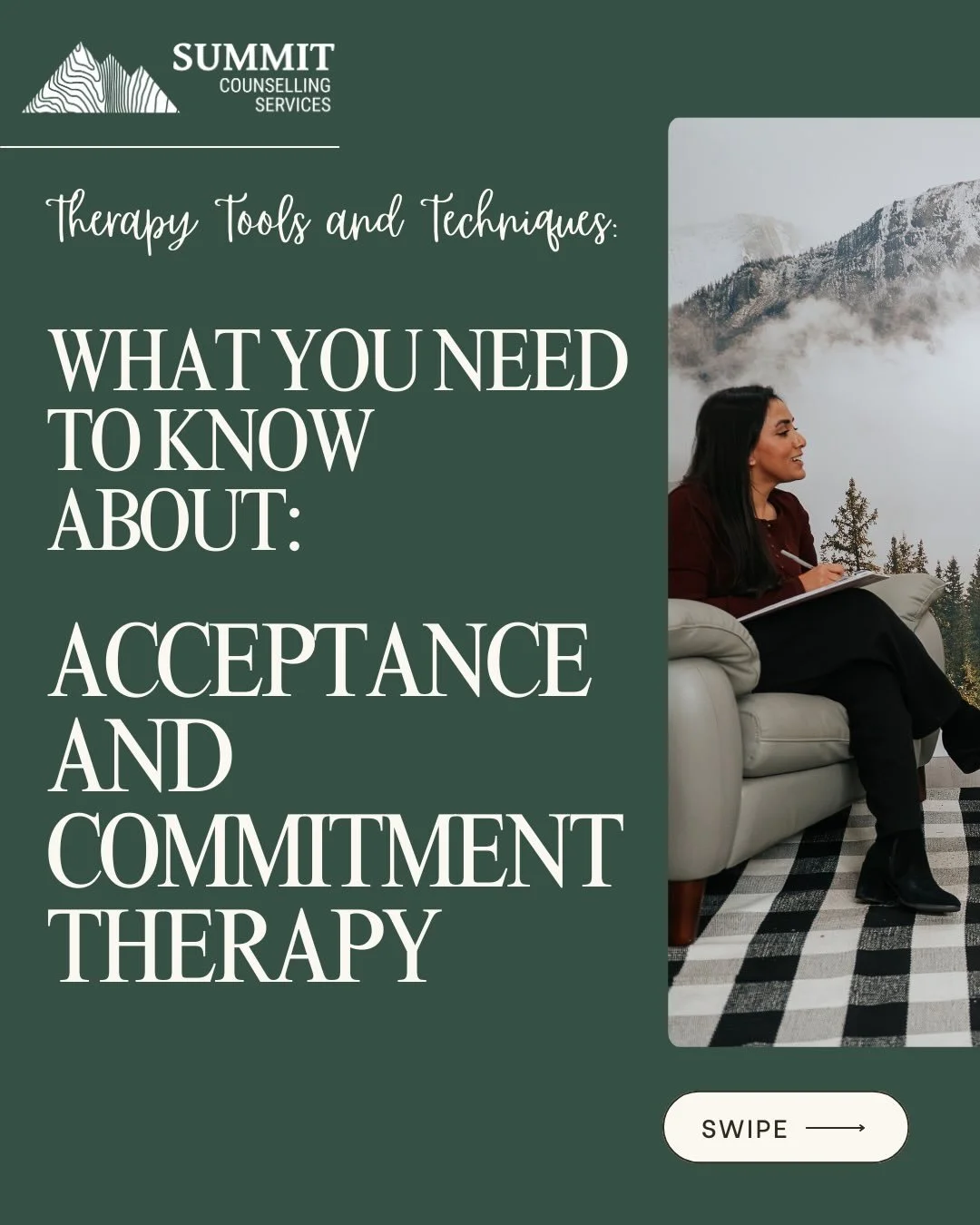 🪴 Learning to accept your thoughts and emotions without letting them control your life can be a powerful step toward real change.

🍃Acceptance and Commitment Therapy (ACT) helps you build psychological flexibility so you can move through difficult 