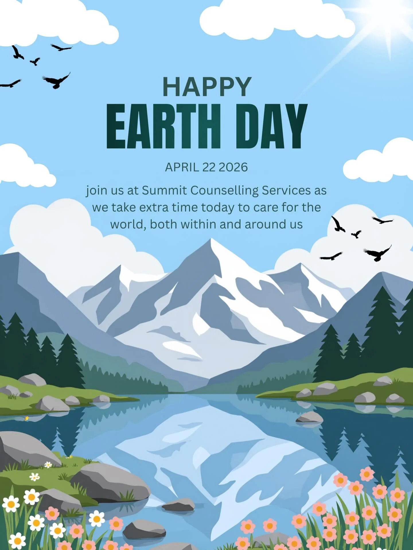 This Earth Day, we&rsquo;re reminded that caring for the world around us starts with caring for the world within. 🌿

🏔️At Summit Counselling Services, we support both &mdash; offering space to process eco-grief, reconnect with nature, and nurture y