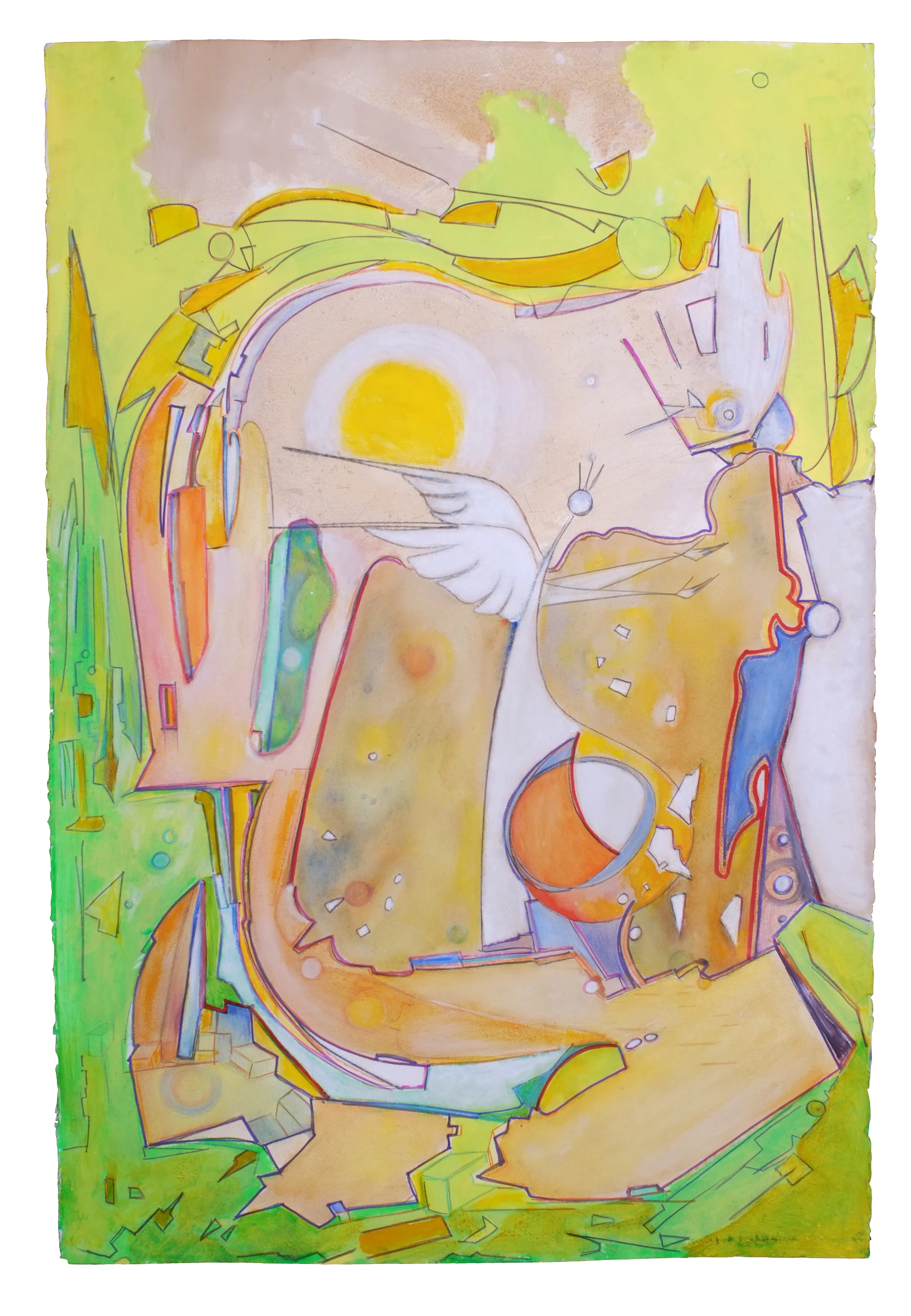 "Bendicida Mañana", Oil Pastel, 2019