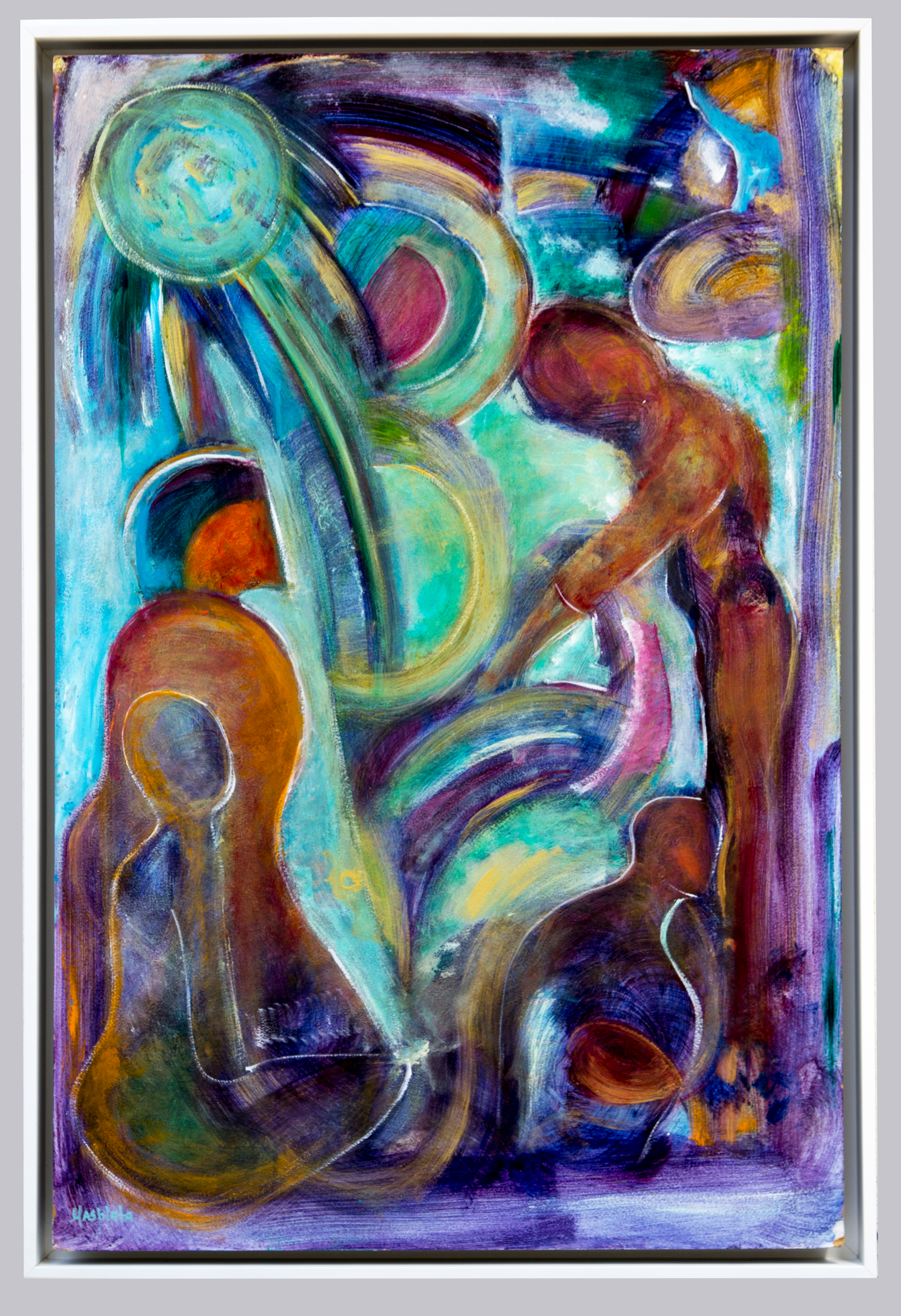 "Family", 2016, Acrylic on Compressed board