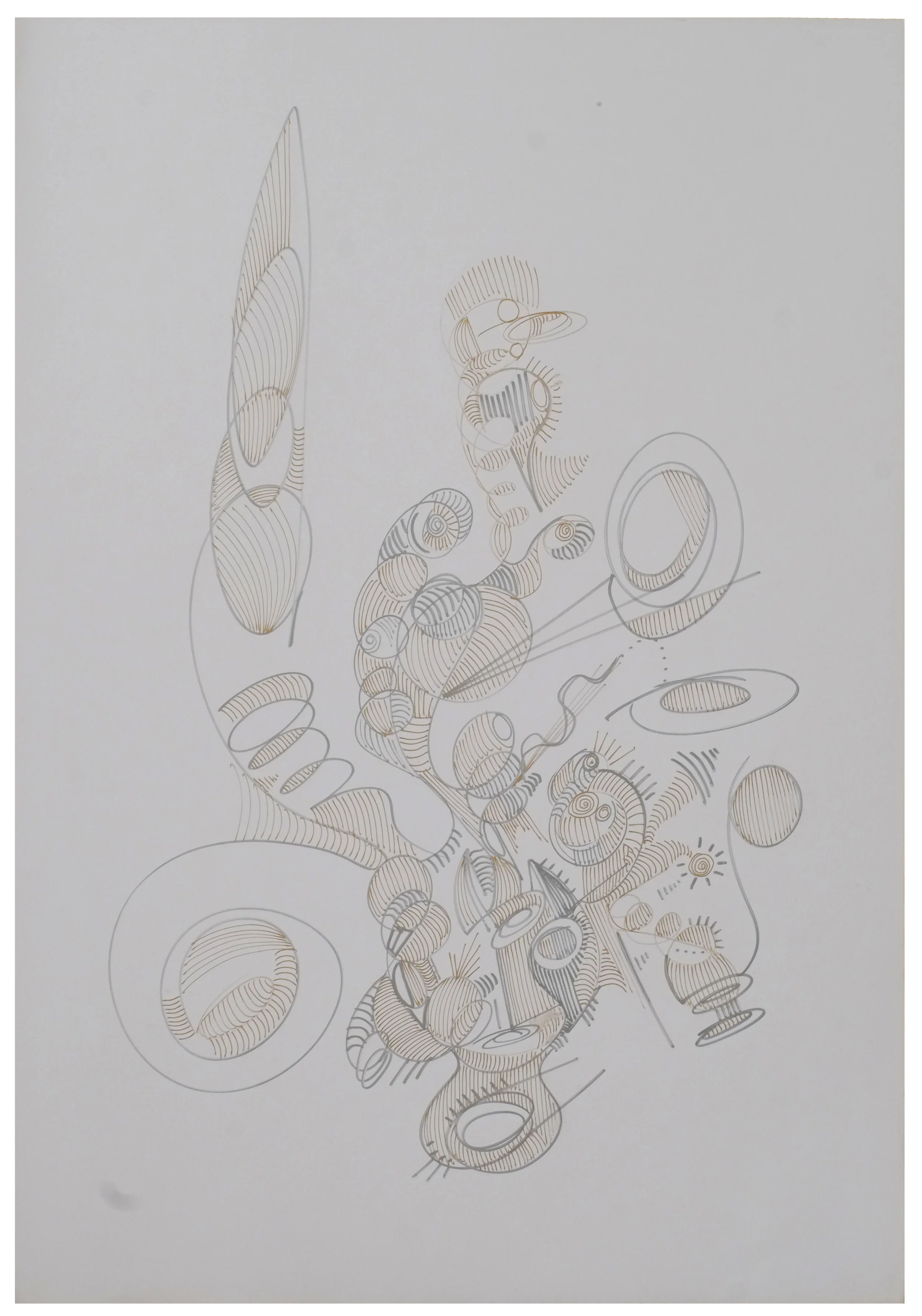 The Vacuum, 2020, Maker on poster board, 29x20"