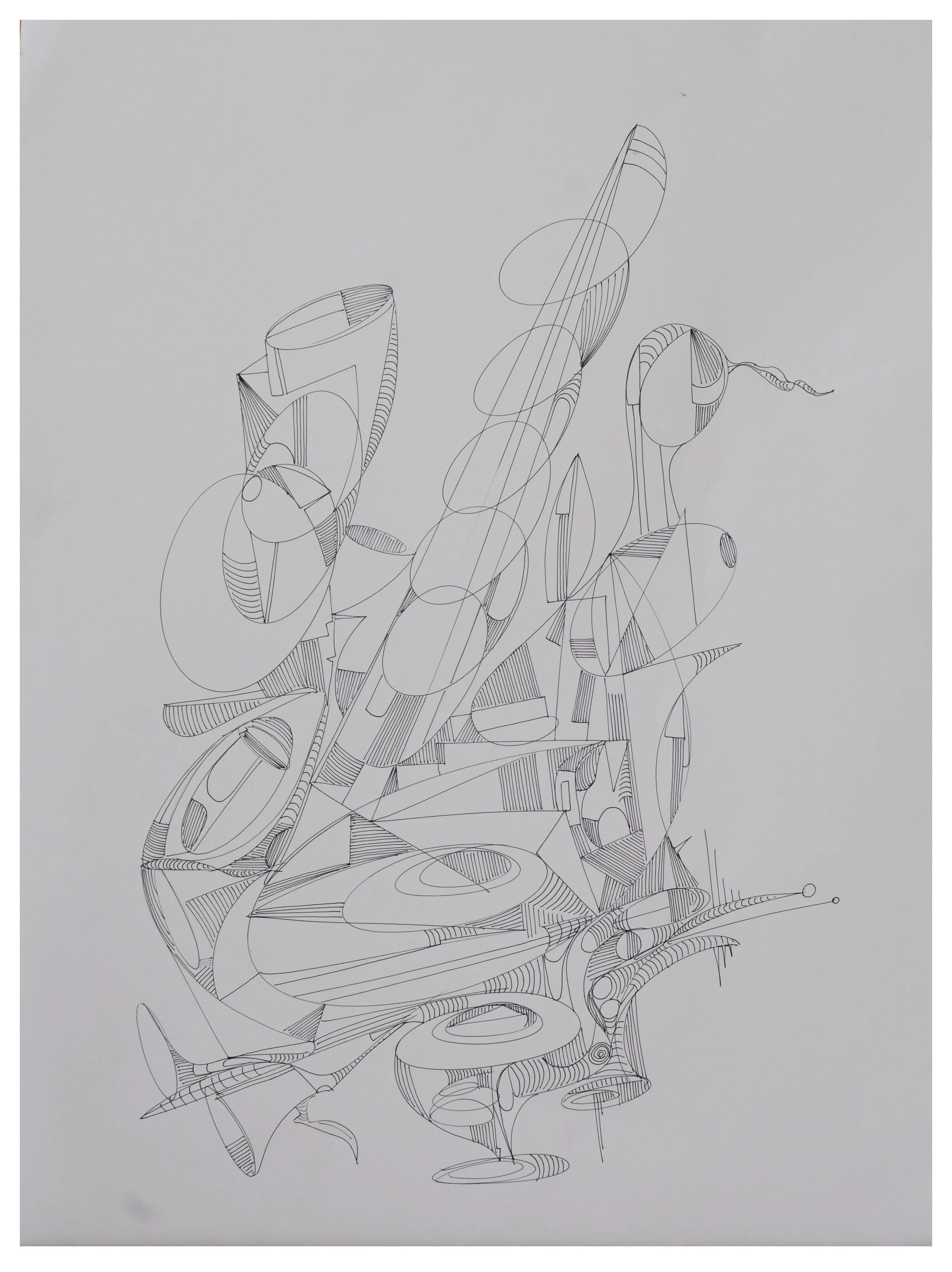 "La Nave", 2018, Pen&Ink on drawing paper, 18x24"