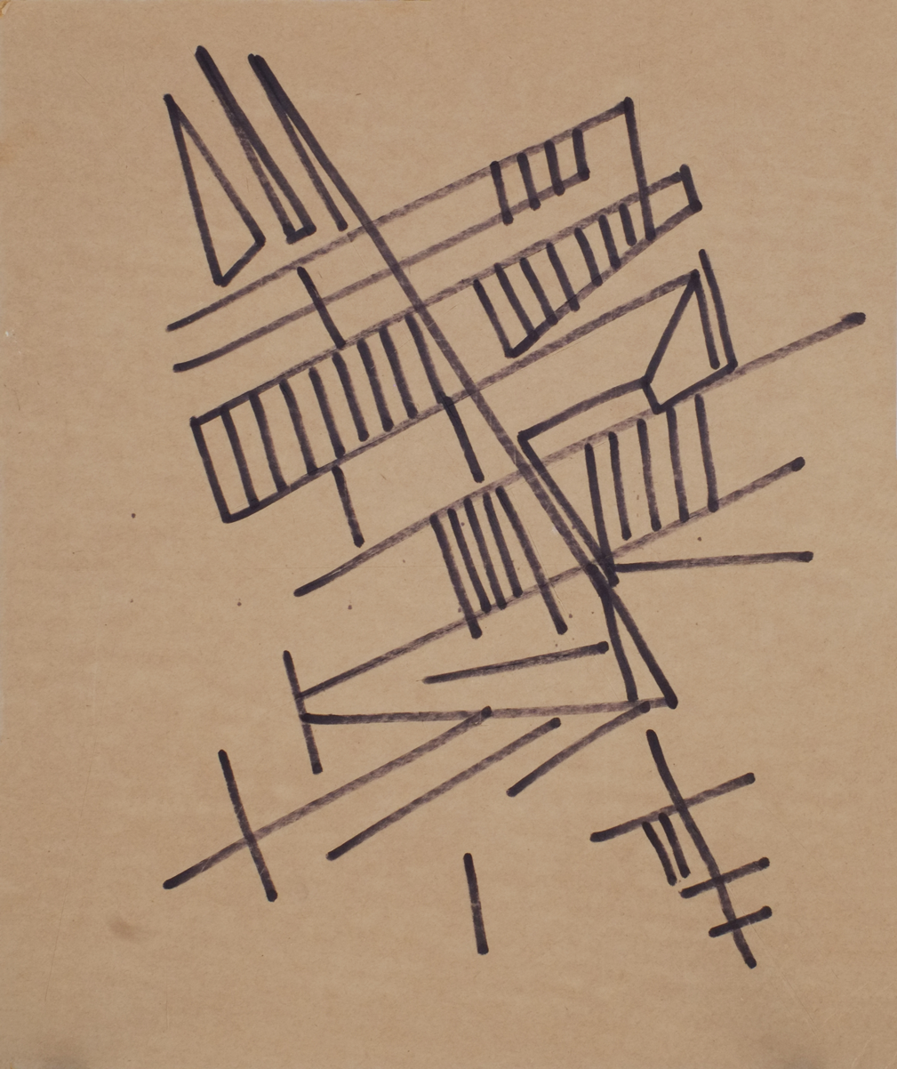 "What" 2020, Marker on board, 8.75"x10.75"