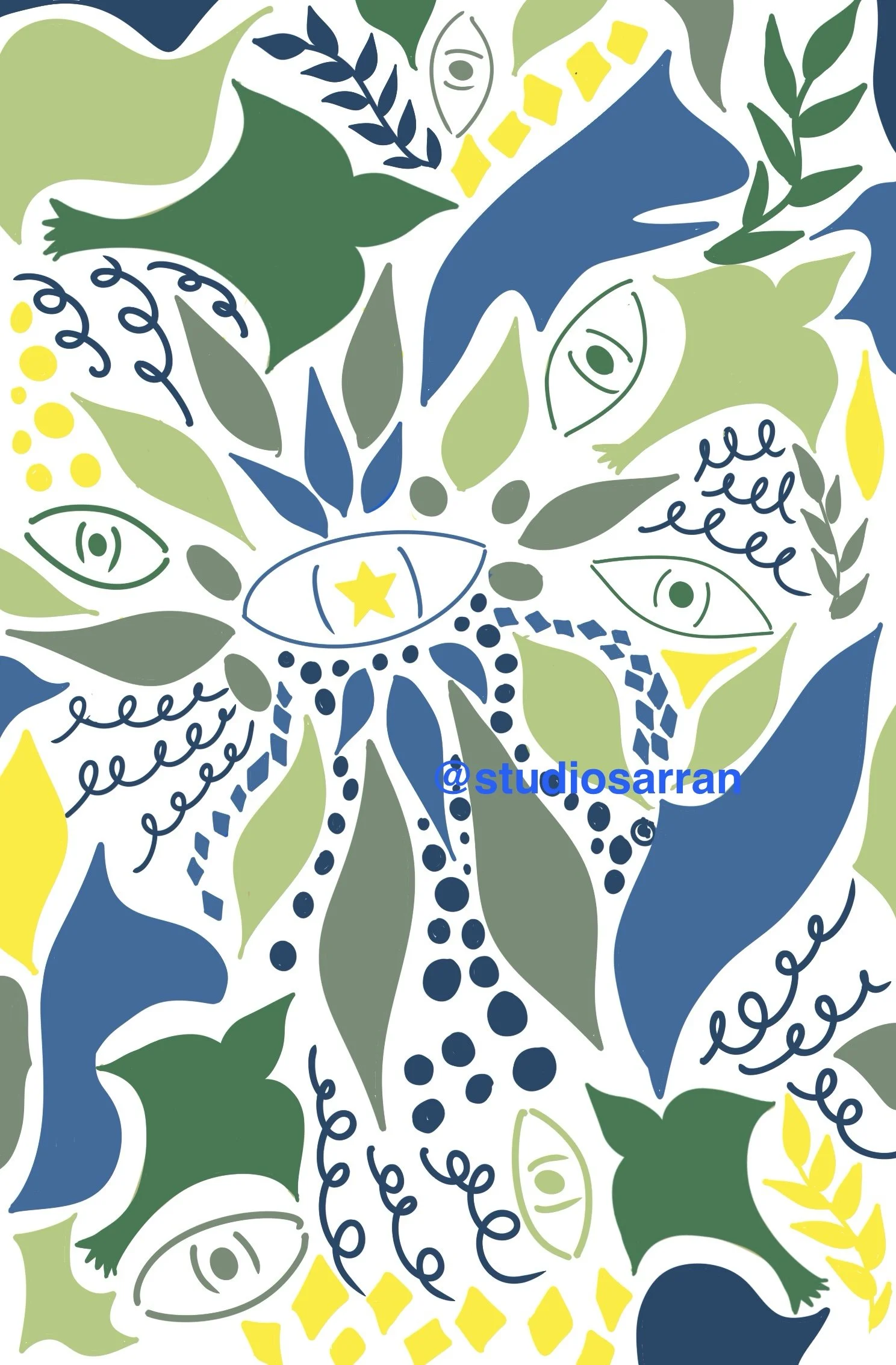 Emma Sarran Illustration pattern