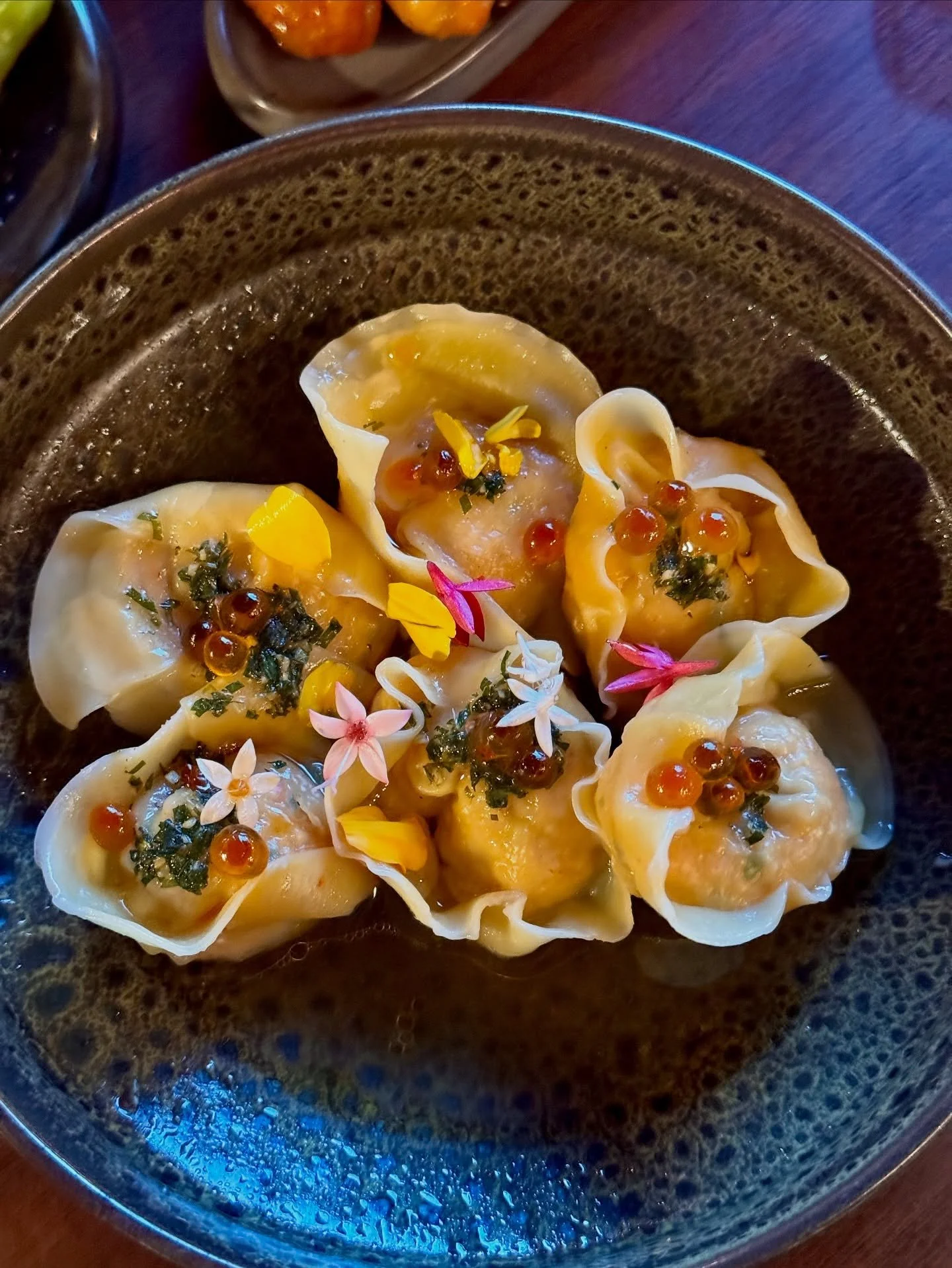 The most beautiful shrimp and lobster dumplings at @forturestaurant in downtown St Pete. 💫🤌🏽 

+ swipe to see the &ldquo;Geisha Martini&rdquo; w/ a Prosecco side car 🍾✨ #727living #stpetefoodies #ilovestpete