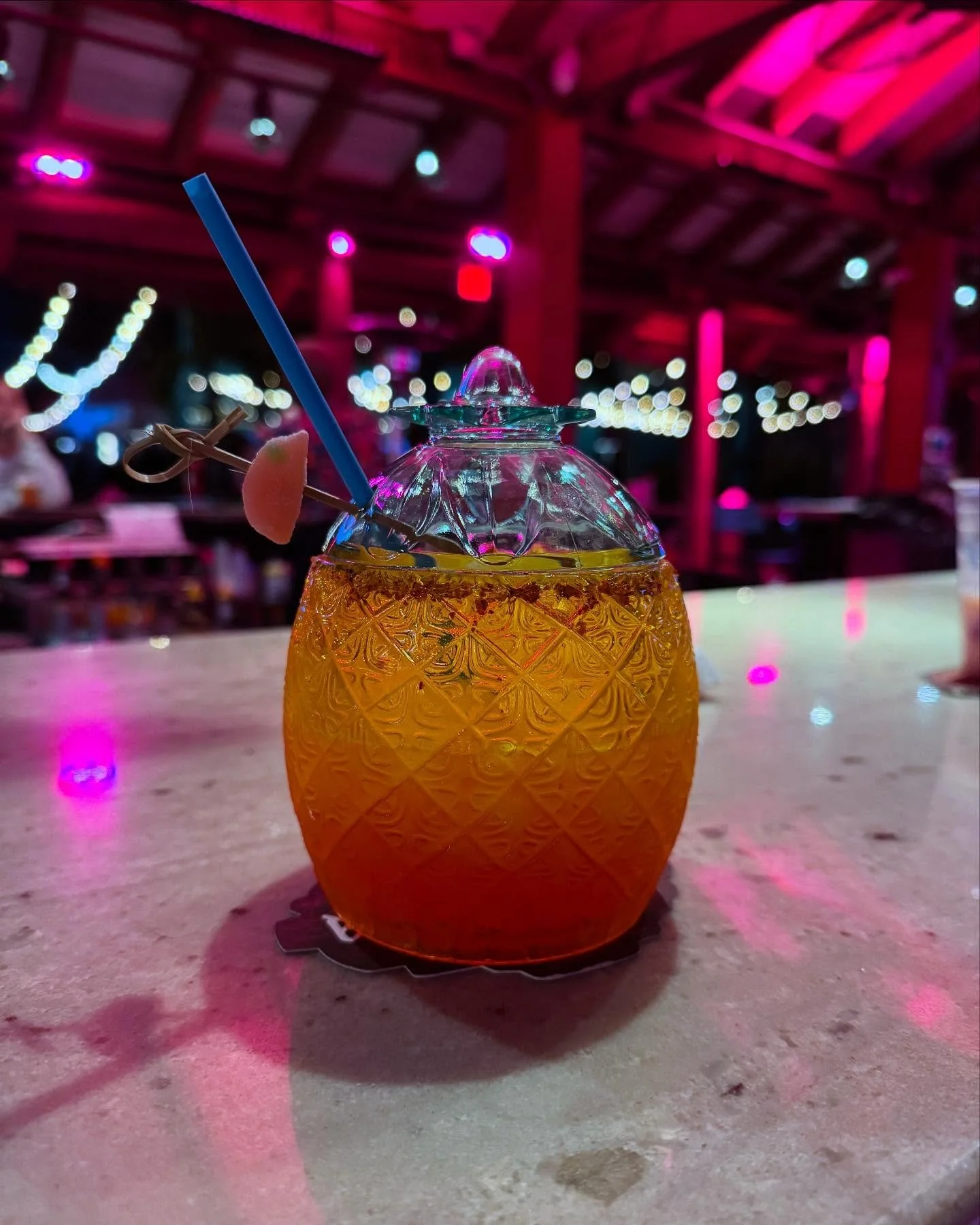 Looking for a fun tiki experience in St Pete? 🛖 Tiki Docks is bringing alllll the tiki vibes and more!🌴

This beauty is called the &ldquo;Weeki Wachee Watermelon&rdquo; and comes in a single (pictured) or to share! 🍉😋